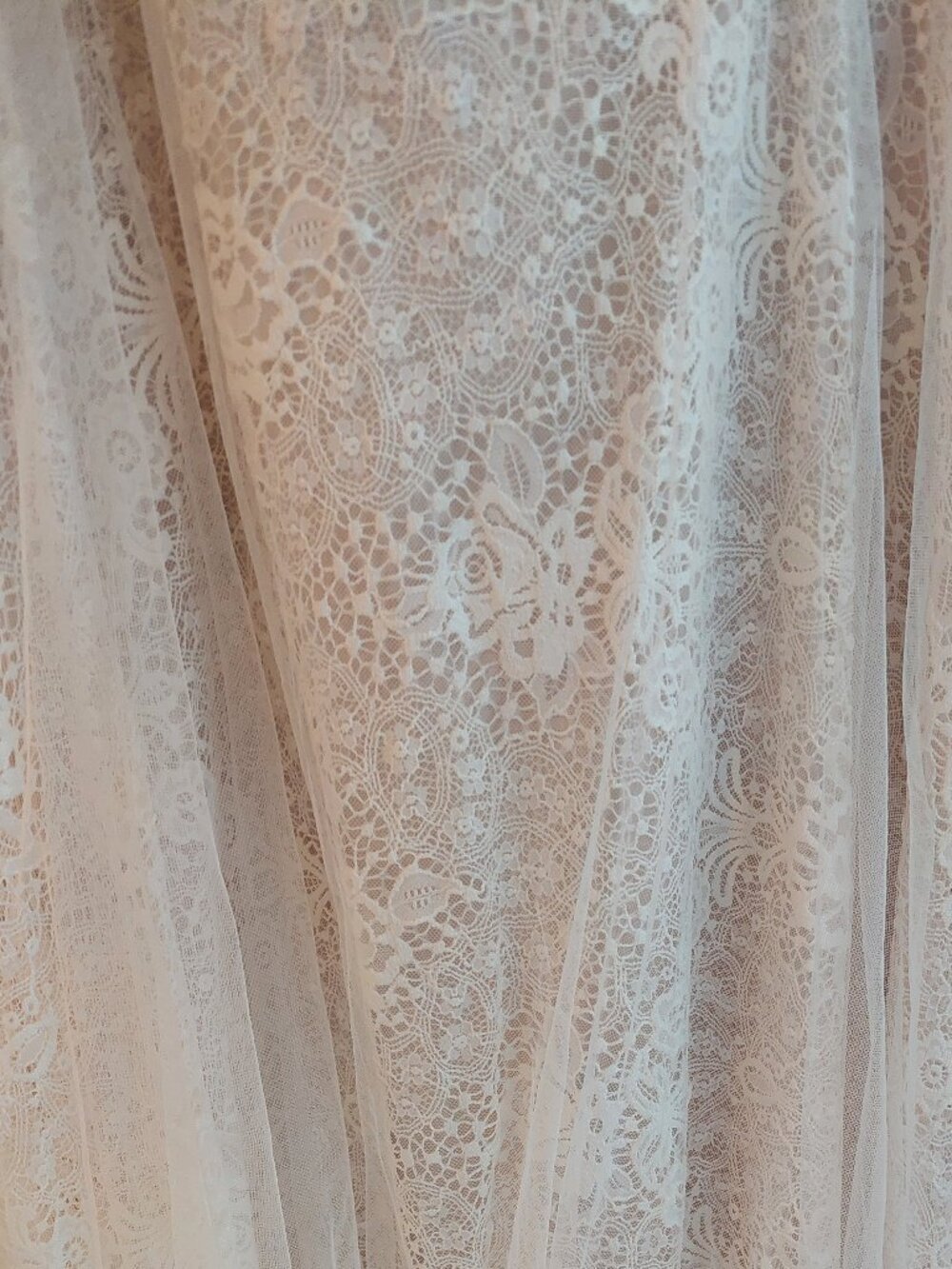 Essense of Australia IVORY 3D flower 2 lace layers Boho Wedding dress size 20 - Picture 4 of 16